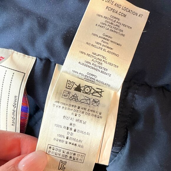 Patagonia Baby Hi Loft Parka Size 3T Brown Deep Pile Full Zip Hooded Teddy Bear - Picture 9 of 12